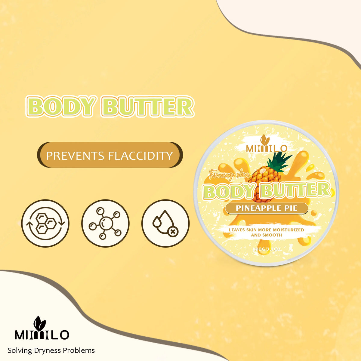 100g Moisturizing Body Glaze Cream in 6 Sweet Flavors