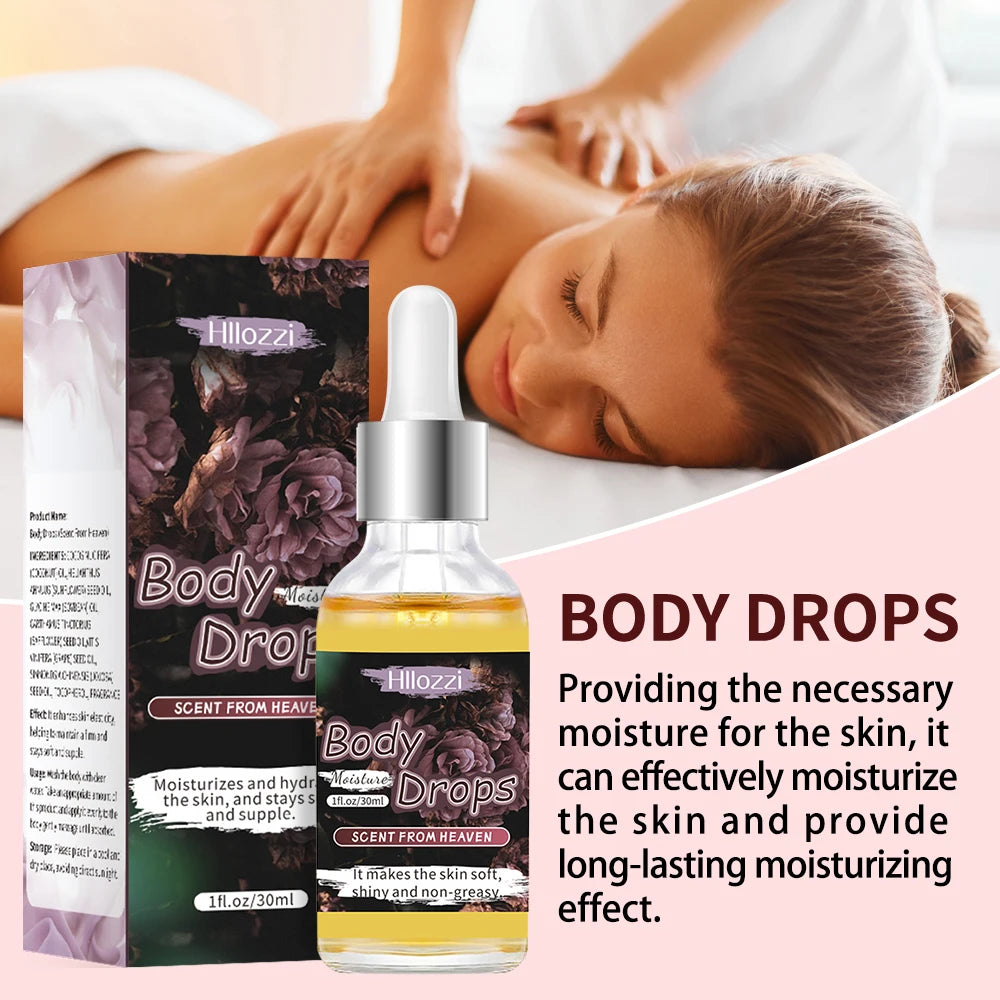 Women's Fragrance Set with Body Drops, Body Glaze, and Roll-on