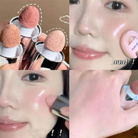 2-in-1 Matte Liquid Powder Blush for Cheek and Lip with Sponge Tip