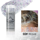 White Pearl Sparkling Sequins Glitter Gel Stick for Face and Body