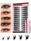 Cat Eye DIY Lash Extension Kit with Bond, Seal, and Tweezers