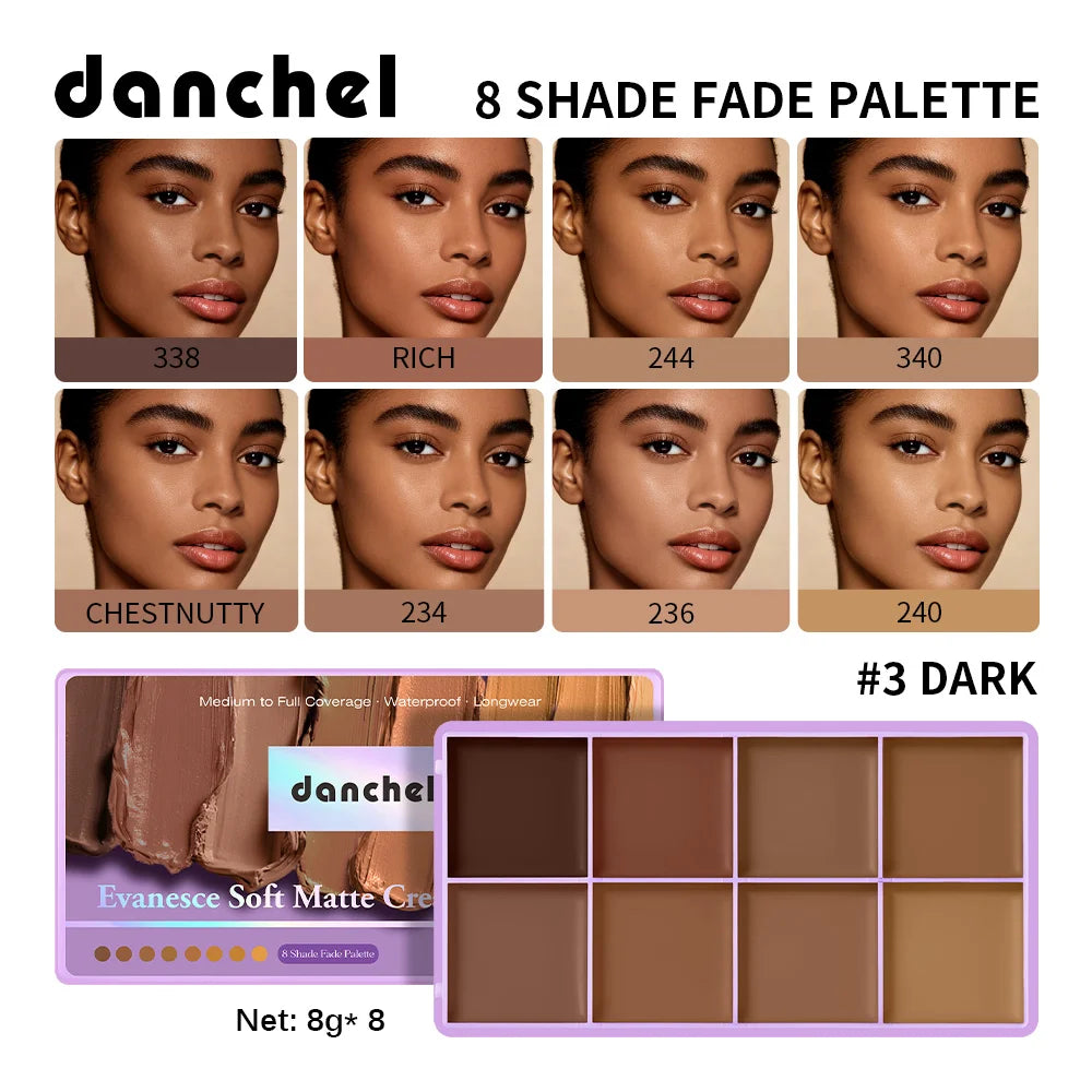 Full Coverage Soft Matte Cream Concealer Palette