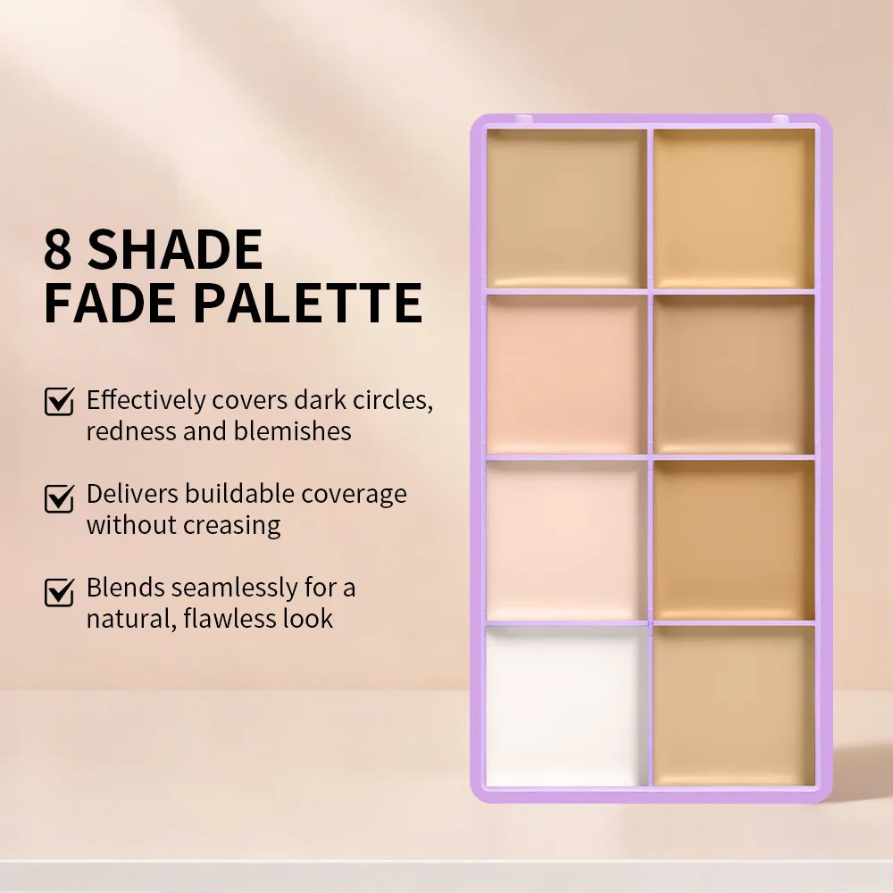 Full Coverage Cream Concealer and Contour Palette