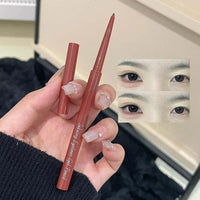Ultra-fine Waterproof Gel Eyeliner Pencil in Pink Brown