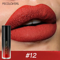 14-Color Waterproof Matte Long-lasting Lip Gloss Lipstick