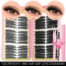 540pcs Lash Clusters Kit with Bond and Seal