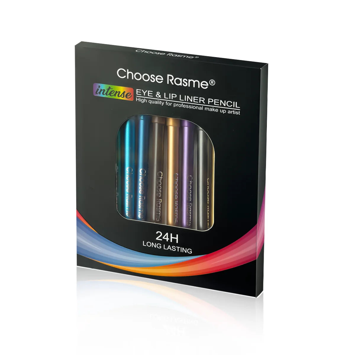 12-Color Glitter & Shimmer Eyeliner Stick Set - Blue Tones