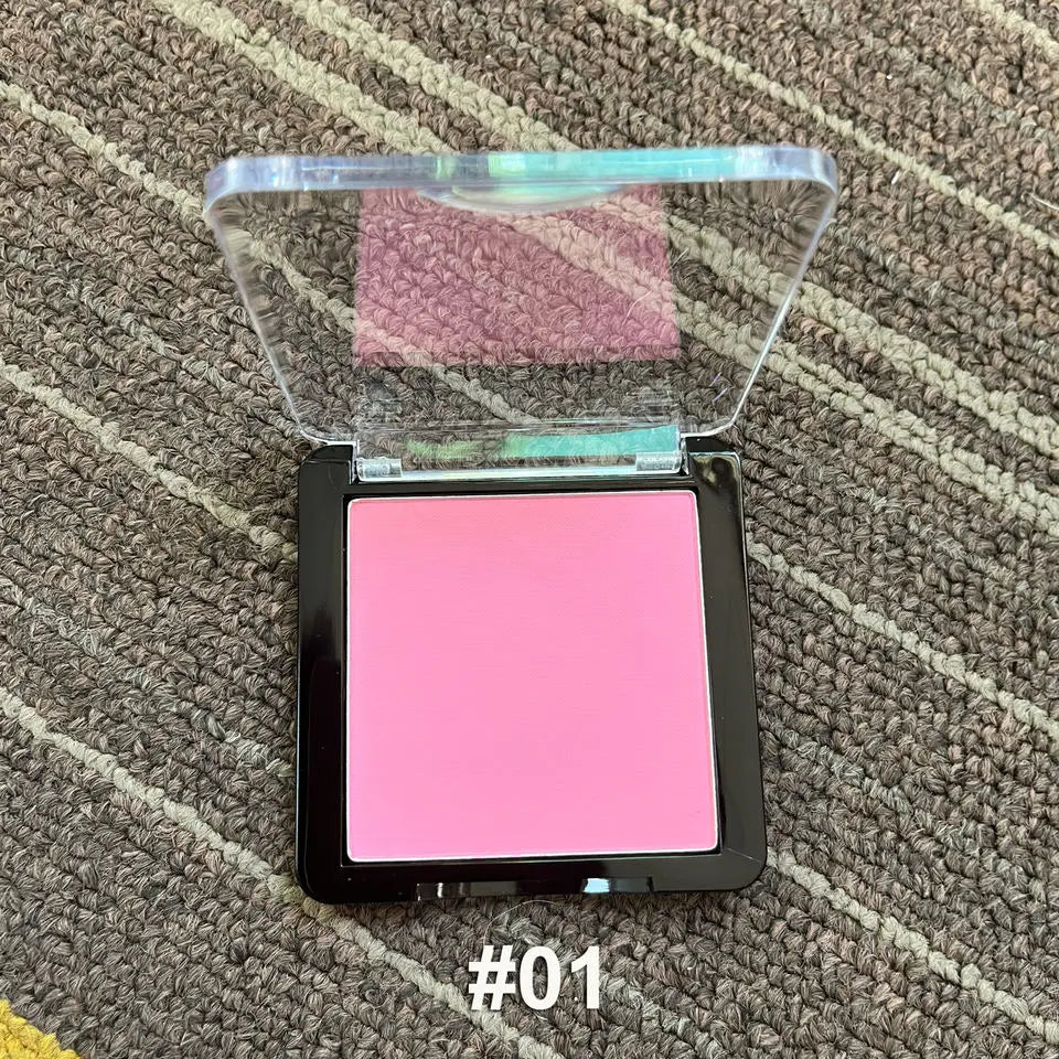 10pcs Pink Matte Pressed Powder Blush Palette Wholesale Bulk