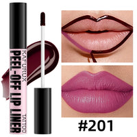 Waterproof Peel-Off Lip Liner and Matte Lip Stain