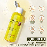 Vitamin E Oil for Skin, Hair and Body Massage