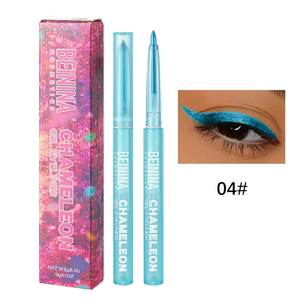 Metallic Blue Glitter Eyeliner Gel Pen