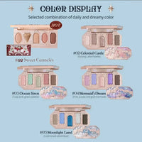 Moonlit Mermaid Makeup Set with Eyeshadow, Blush, Lip Gloss and Bag