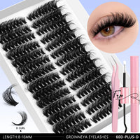 540pcs Lash Clusters Kit with Bond and Seal