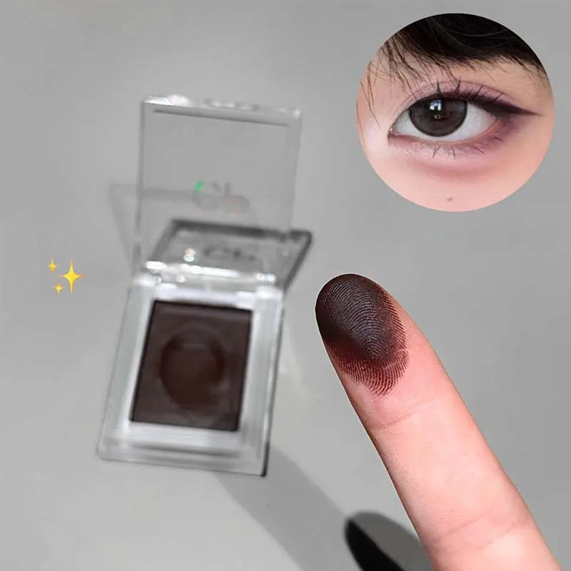 Single Eyeshadow & Eyeliner Cream High Pigment Reddish Brown Tint Eyeliner Long Lasting Waterproof Shimmer Eyeshadow Eye Makeup