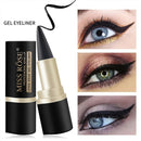 Waterproof Matte Gel Eyeliner Pencil - Long-lasting Black