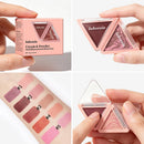 Triangle Two Tone Cream and Powder Blush Palette