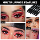 8-Piece 2-in-1 Waterproof Stamp Eyeliner Set