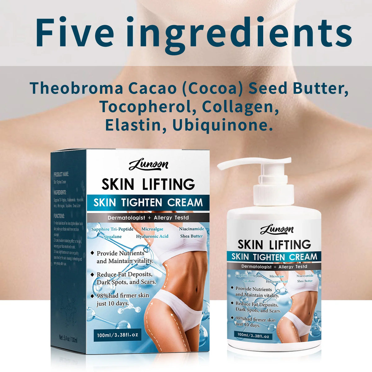 Collagen Tightening and Firming Body Lotion for Sagging Skin