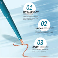 6-Color Waterproof Glitter Cream Eyeshadow Stick Set