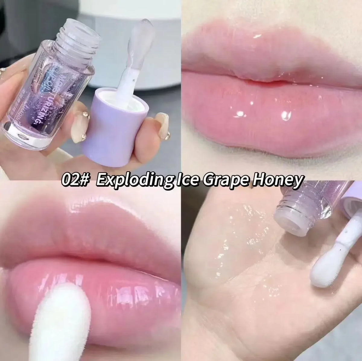 3.2g Water Light Mirror Lip Gloss Moisturizing Crystal Lip Oil