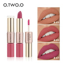 O.TWO.O 2-in-1 Waterproof Matte Lipstick and Lip Gloss