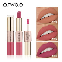 O.TWO.O 2-in-1 Waterproof Matte Lipstick and Lip Gloss