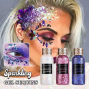 Waterproof High Gloss Body and Face Glitter Gel