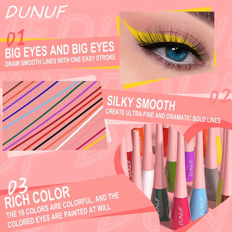 Dark Green Waterproof Liquid Eyeliner Pencil