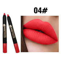 9-Color Matte Velvet Lipstick Pen - Long Lasting & Waterproof