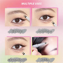 Double Forked Tip Waterproof Lower Lash and Liquid Eyeliner Pen