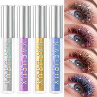 4-Piece Glitter Diamond Mascara Set - Waterproof & Quick Dry