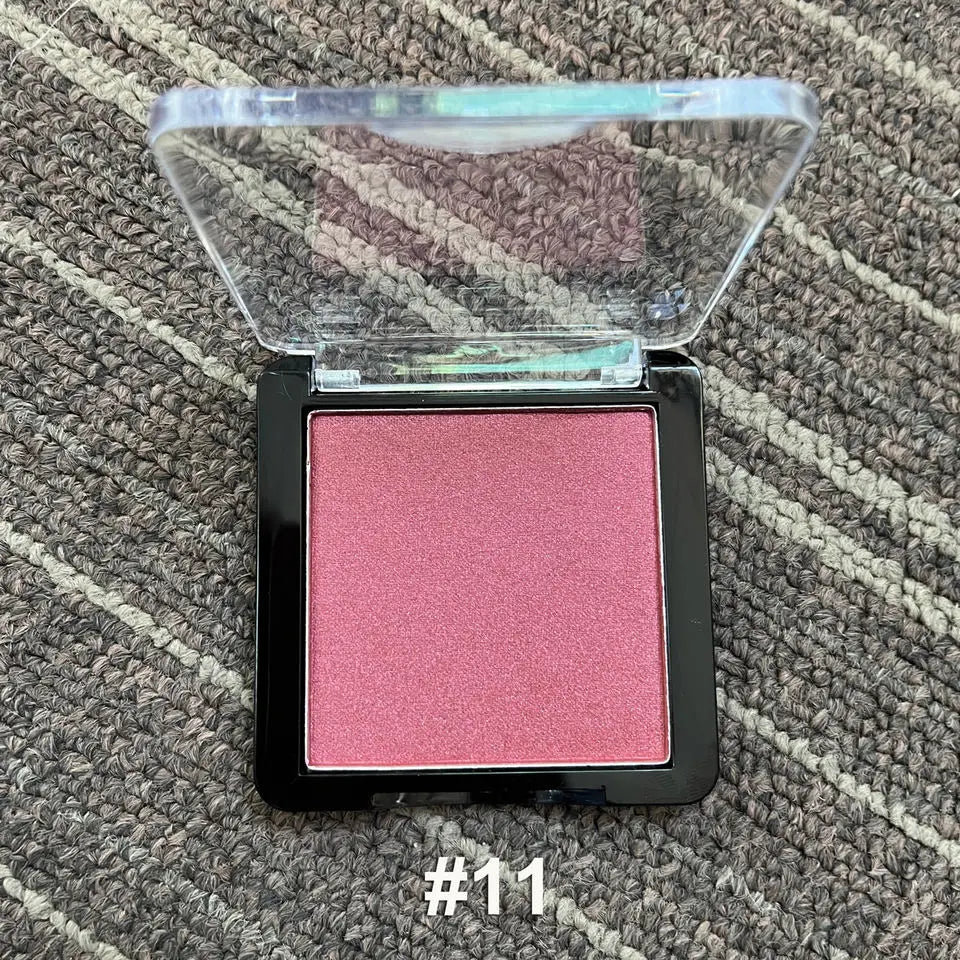 10pcs Pink Matte Pressed Powder Blush Palette Wholesale Bulk