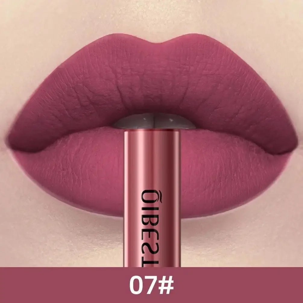 1 PC matte lipstick, non stick to cup, waterproof and long-lasting, whitening and non fading
