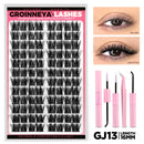 Cat Eye DIY Lash Extension Kit with Bond, Seal, and Tweezers
