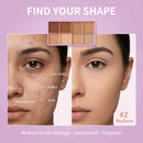 Full Coverage Cream Concealer and Contour Palette