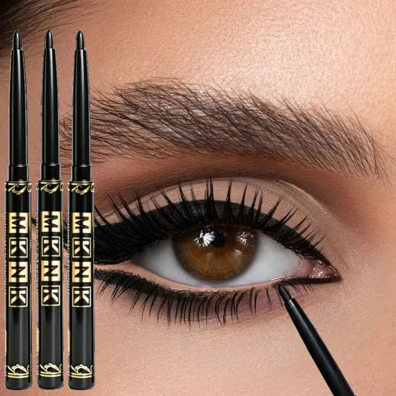 Waterproof Smudge-Proof Black Gel Eyeliner Pencil