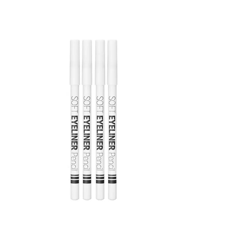 Smooth Waterproof White Eyeliner Pencil Long-Lasting Eye Brightener