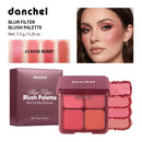 Blush and Highlighter Palette - 4 Shades