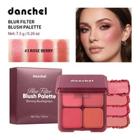 Blush and Highlighter Palette - 4 Shades