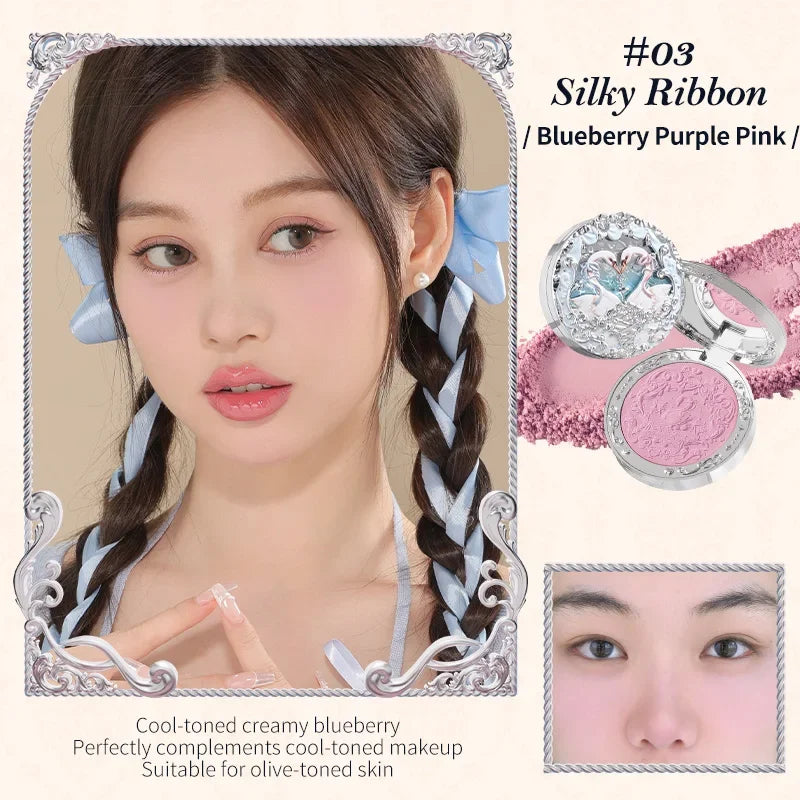 Swan Ballet Series Embossed Blush Palette