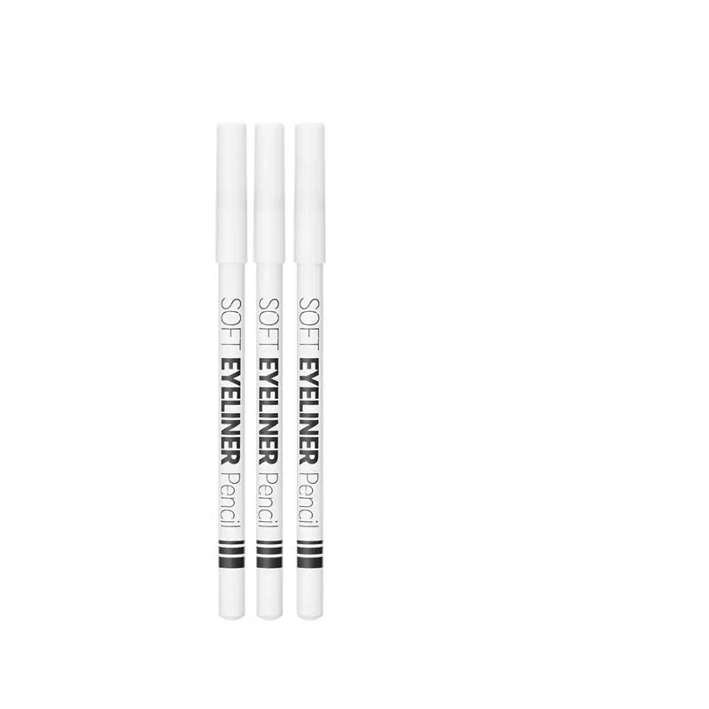 Smooth Waterproof White Eyeliner Pencil Long-Lasting Eye Brightener