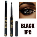 2-Piece Waterproof Smudge-Proof Eyeliner Pencils in Black and Brown
