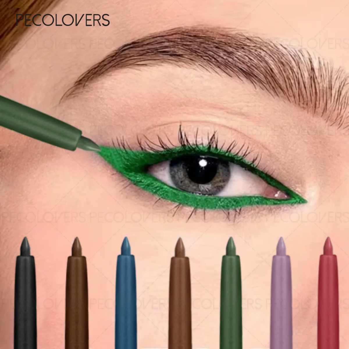 Long-Lasting Waterproof Matte Eyeliner Pencil with Ultra-Fine Tip
