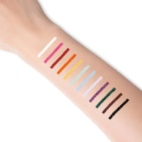 12-Color Waterproof Matte Eyeliner Pencil Set