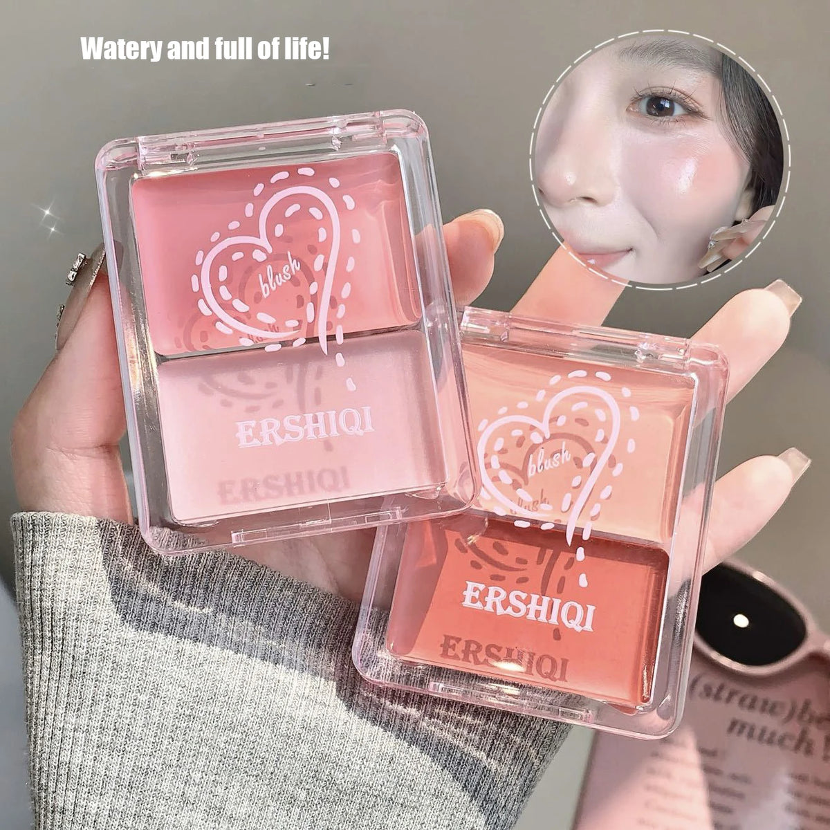 Two-Color Jelly Glow Cream Blush