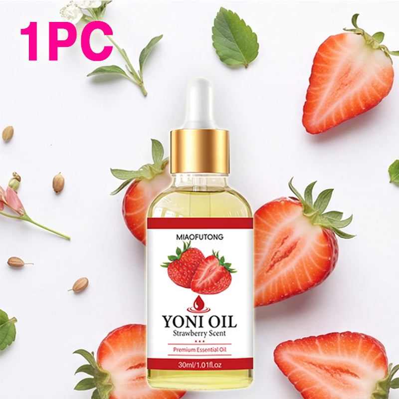 Strawberry Moisturizing Body Essential Oil with Dropper, 30ml