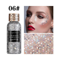 Waterproof High Gloss Body and Face Glitter Gel