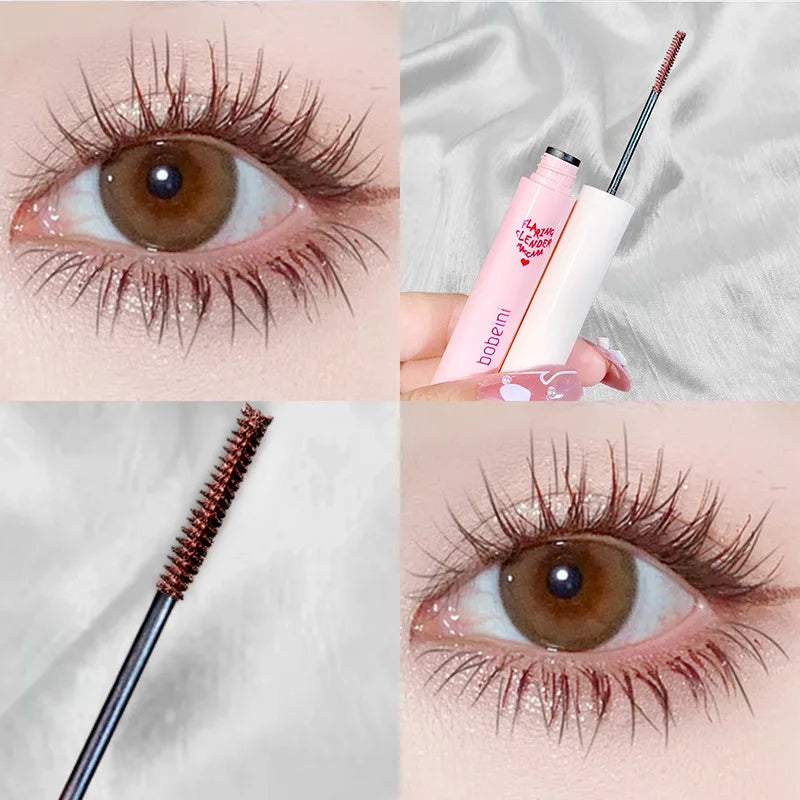 Ultra-Fine Brush Waterproof Silk Fiber Lengthening Mascara