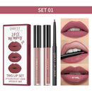 3pcs Matte Liquid Lipstick and Lip Liner Set