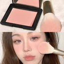 Monochrome Matte Blusher Palette Soft Silky Cheek Natural Facial Rouge Plate Lasting Nude Low Saturation Powder Blusher Makeup